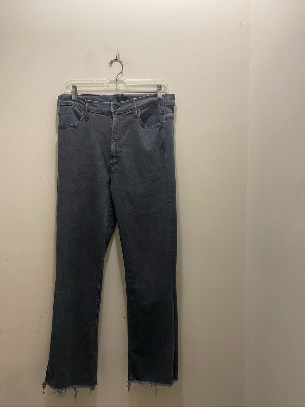 Mother The Hustler Fray Ankle Jeans